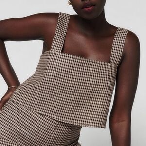 Reformation Lorin 100% Linen Top, NWT